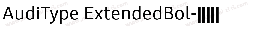 AudiType ExtendedBol字体转换